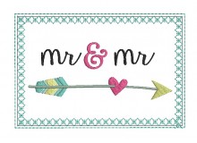 ITH - Postkarte Mr. & Mr. Pfeil